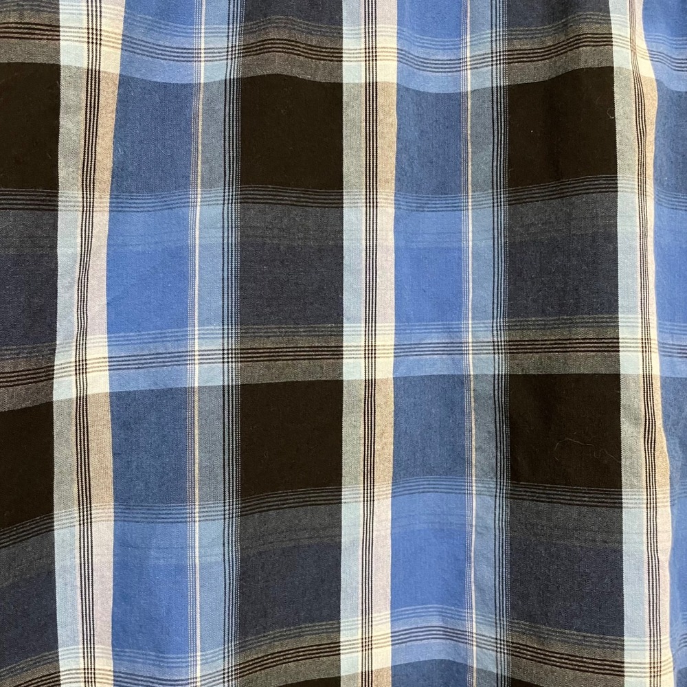 Dubinik Customized Version Long Sleeve Casual Button Down Shirt Vintage Plaid L - Picture 3 of 9